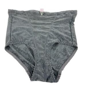 Heavenly Shapewear Control Brief Panty Grey Size 1X